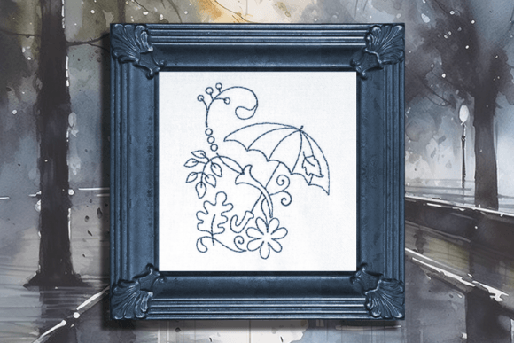 Autumn's Cozy Canopy Umbrella