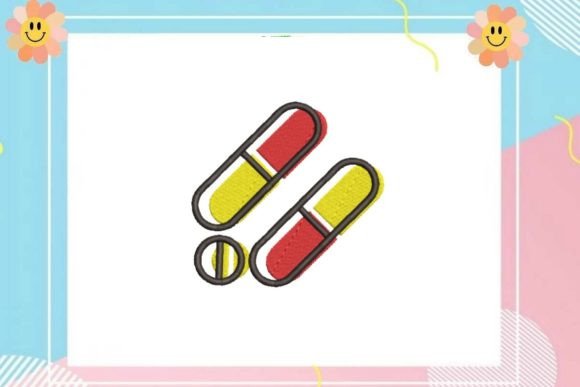 Capsule and Tablet Embroidery