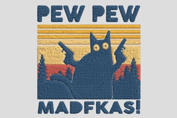 Pew Pew Cat Embroidery Review